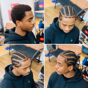 Straight Line All Back Braids For Hair Growth